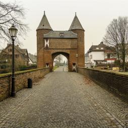 Torbogen in der Stadt Xanten am Niederrhein